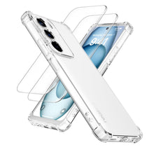 Carica l'immagine nel visualizzatore di Gallery, XINYEXIN Custodia per Realme C71 4G / Realme P3 Lite con 2 Pezzi Pellicole Protettive in Vetro Temperato – Trasparente C