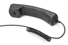 Carica l'immagine nel visualizzatore di Gallery, DIGITUS Microfono USB per comunicazioni VoIP – Adattatore USB con cavo a spirale – Plug and Play – Nero