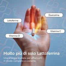 Carica l'immagine nel visualizzatore di Gallery, Lattoferrina 200 mg PiùLife con Quercetina - 60 Capsule