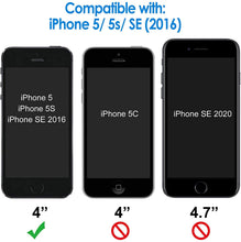 Carica l'immagine nel visualizzatore di Gallery, Captor Cover Trasparente per iPhone 5 / 5s / SE, Custodia TPU in Silicone Flessibile Morbida e Sottile, Protezione Full 