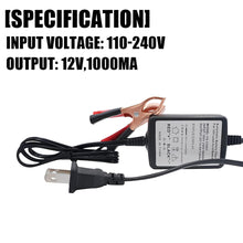 Carica l'immagine nel visualizzatore di Gallery, CGEAMDY Caricabatteria Auto, 12V Caricabatterie a Carica di Piombo al Piombo SLA, Multi Protezioni Caricatore Intelligen