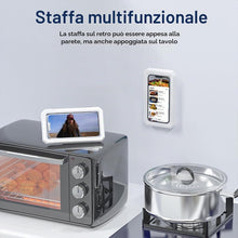 Carica l'immagine nel visualizzatore di Gallery, HOTUT Supporto per Telefono da Doccia, Impermeabile Custodia 480° Rotazione Porta Telefono Doccia, Anti-appannamento Por