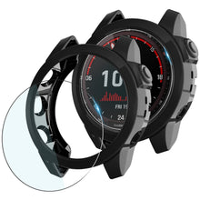 Carica l'immagine nel visualizzatore di Gallery, Diruite 4-Pezzi per Garmin Fenix 7X / 7X Sapphire Solar 51mm Custodia Protettiva+Vetro Temperato Pellicola Protettiva, T