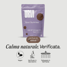 Carica l'immagine nel visualizzatore di Gallery, URVI® Nerve – Integratore alimentare in forma di caramelle gommose con KSM-66® Ashwagandha, estratto di Reishi, vitamine