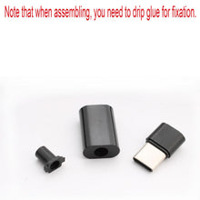 Carica l'immagine nel visualizzatore di Gallery, RUNCCI-YUN 10 pz 24 pin USB 3.1 Tipo C Maschio, USB-C Maschio SMT Tipo Connettore Spina saldare con Nero Custodia Cover