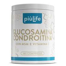 Carica l'immagine nel visualizzatore di Gallery, Glucosamina Condroitina MSM PiùLife 730 mg, 180 Compresse