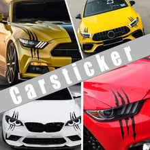 Carica l'immagine nel visualizzatore di Gallery, TLDSHOP® - Adesivo per Auto Graffi Artigli - 2 Pezzi Adesivi per Auto a Forma di Graffi Nero - Adesivo Mostro Artigli Se
