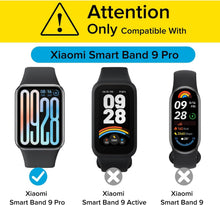 Carica l'immagine nel visualizzatore di Gallery, iVoler 3 Pezzi Clear Cover con Pellicola Protettiva per Xiaomi Smart Band 9 Pro/Xiaomi Mi Band 9 Pro, Copertura Completa