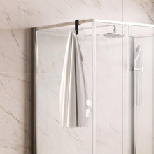 Carica l'immagine nel visualizzatore di Gallery, Sillar Ganci per termoarredo neri 8 pezzi – ganci scaldasalviette bagno senza forare, appendini termoarredo bagno, ganci