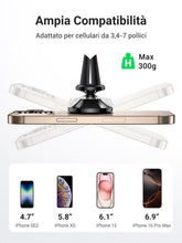 Carica l'immagine nel visualizzatore di Gallery, UGREEN Supporto Telefono Auto Magnetico 2 PAD Metallo Inclusi