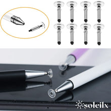 Carica l'immagine nel visualizzatore di Gallery, Punte Extra per Penna per Tablet Universale - 8 PZ - set punte di ricambio per pennino touch screen, pennino per iPad, i