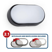 Carica l'immagine nel visualizzatore di Gallery, Velamp TARTARUGA XL2 Plafoniera LED impermeabile (IP54) – 1000 lumen luce bianca naturale 4000K. Ideale per montaggio al