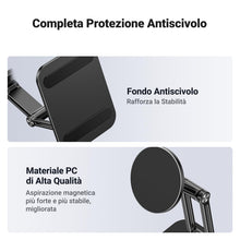 Carica l'immagine nel visualizzatore di Gallery, UGREEN Supporto Magnetico Magsafe da Tavolo Pieghevole con Anello Metallo