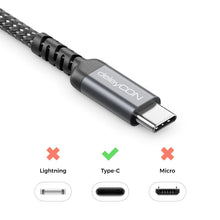 Carica l'immagine nel visualizzatore di Gallery, deleyCON 2x Adattatore USB-C a USB 10 Gbps OTG - Spina C a Presa A - Cavo per iPhone 17/16/15 Air/Pro/Max, Galaxy S25/S2