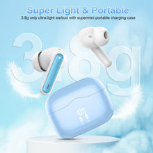 Carica l'immagine nel visualizzatore di Gallery, xinwld Cuffie Bluetooth, Auricolari Bluetooth 5.3 Stereo HiFi con 4 HD Mics, Mini Cuffie Wireless Cancellazione Rumoreco