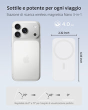 Carica l'immagine nel visualizzatore di Gallery, Caricatore Wireless 3 in 1 per iPhone, Apple Watch e AirPods