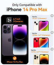 Carica l'immagine nel visualizzatore di Gallery, CANSHN Magnetica Cover per iPhone 14 Pro Max(6,7 Pollici), [Protezione Completa Della Fotocamera] Custodia Protettiva An