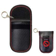 Carica l'immagine nel visualizzatore di Gallery, IKOPFLN 2 Pezzi Custodia Protettiva Per Keyless,Custodia Protettiva Chiavi Borsa Faraday,Borsa Per Blocco Segnale Chiave