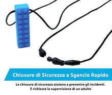 Carica l'immagine nel visualizzatore di Gallery, Tilcare Chew Chew Collana per Masticare il Pastello Sensoriale - Migliori Strumenti per l'Autismo - Durevoli e forti Gio