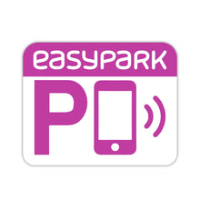 Carica l'immagine nel visualizzatore di Gallery, EASYPARK Kit Adesivi Parcheggio Ufficiali – Anteriore + Posteriore - 5x4 cm – Visibilità Day&amp;Night, Anti-Pioggia e UV – 