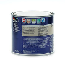 Carica l'immagine nel visualizzatore di Gallery, Dulux Smalto Satinato all'Acqua per Metallo Plastica e Legno Pronto all'Uso per Esterni e Interni, 0.5 Litri, Bianco