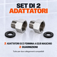 Carica l'immagine nel visualizzatore di Gallery, Ibergrif M91501 Adattatore G3/8 a G1/2, Riduttore Filettato
