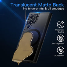 Carica l'immagine nel visualizzatore di Gallery, JETech Cover Magnetica Opaca per Samsung Galaxy S23 Ultra, Nero