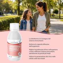 Carica l'immagine nel visualizzatore di Gallery, Bandini® LATTOFERRINA Liposomiale da 250 ml - Lactoferrina 200 mg a dose