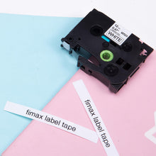 Carica l'immagine nel visualizzatore di Gallery, Nastro per Etichette Fimax Compatibile In sostituzione di Brother P-touch Laminato Tape Cassetta TZe-231 12mm per PT-H107B H105 H200 H100LB H100R 1000 1010 P300BT H110 (Bianco, 5Pz.)