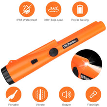 Carica l'immagine nel visualizzatore di Gallery, Flintronic Metal Detector, Impermeabile IP66, Batteria 9V, Arancione