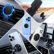 Carica l'immagine nel visualizzatore di Gallery, 6 Pezzi Placche Metallo Universale Adesivo per Porta Cellulare, Calamita per Cellulare Auto, Placche Metallo Universale 