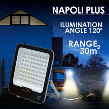 Carica l'immagine nel visualizzatore di Gallery, M Ledme - Faretto Proiettore Led Napoli Plus 50W, 6.000 lumen, IP65 dimmerabile, Colore Luce Neutra (4500k), illuminazio