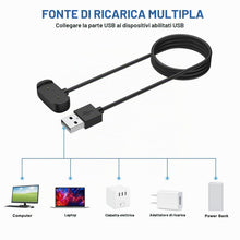 Carica l'immagine nel visualizzatore di Gallery, Amzpas Caricatore per Amazfit GTS 2/GTS 2 mini/GTS 2e/GTS 4 mini, Veloce Portatile Cavo di Ricarica USB