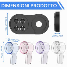 Carica l'immagine nel visualizzatore di Gallery, Porta Spazzolino Elettrico (Nero),Adattabile Agli iO ed EB,Supporto Universale con Cappuccio Antipolvere per Testina del