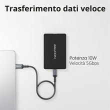 Carica l'immagine nel visualizzatore di Gallery, deleyCON 1m Cavo USB 3.0 Micro-B 5 Gbps - USB-A a Micro-B - Cavo Dati per Hard Disk Esterni HDD/SSD - per Toshiba, WD, S