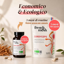 Carica l'immagine nel visualizzatore di Gallery, French Mush Funghi Cordyceps Bio - 56 Capsule Vegane