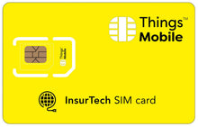 Carica l'immagine nel visualizzatore di Gallery, SIM Card per INSURTECH - Things Mobile - con copertura globale e rete multi-operatore GSM/2G/3G/4G LTE, senza costi fiss