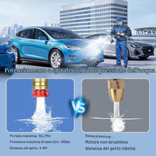 Carica l'immagine nel visualizzatore di Gallery, Idropulitrice a Batteria 48V con Doppia Batteria – Potenza e Libertà Senza Fili!