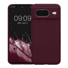 Carica l'immagine nel visualizzatore di Gallery, kwmobile Cover per Google Pixel 8 Custodia - Back Case per Smartphone in Silicone TPU - Protezione Gommata - viola borde