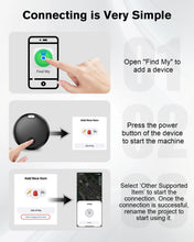 Carica l'immagine nel visualizzatore di Gallery, Smart Tracker Tag, Compatibile con Apple Dov'è (solo iOS), Impermeabile IP67, Batteria Sostituibile, Adatto per Bagagli,