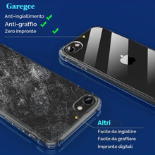 Carica l'immagine nel visualizzatore di Gallery, Cover per iPhone 7/8/SE 2020/2022+[2× Pellicola Protettiva in Vetro Temperato], Custodia in Trasparente Silicone TPU Mor