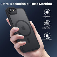 Carica l'immagine nel visualizzatore di Gallery, Amzpas Cover Magnetic per iPhone SE 3/2 (Modello 2022/2020), iPhone 8/7, Custodia Protettiva Completa con Magsafe,Traslu