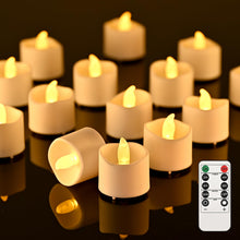 Carica l'immagine nel visualizzatore di Gallery, RaceGT 20 Candele LED con Timer e Telecomando, Candele LED senza Fiamma, Batterie Incluse, 2/4/6/8H Timer, Ideali per Na