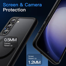 Carica l'immagine nel visualizzatore di Gallery, JETech Cover Magnetica Opaca per Samsung Galaxy S23, Nero