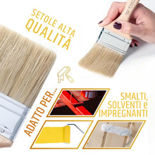 Carica l'immagine nel visualizzatore di Gallery, PENNELLIFICIO 2000 | Kit Professionale per Smalti all'Acqua, Solventi, Impegnanti, con Rullino in Velour, Rullino in Spu