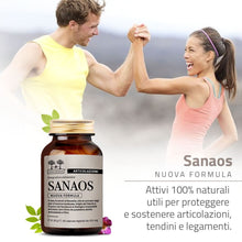 Carica l'immagine nel visualizzatore di Gallery, Sanaos Salugea, Integratore naturale per articolazioni, tendini e legamenti. Con Boswellia, Artiglio del Diavolo, Frassi