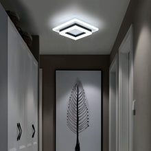 Carica l'immagine nel visualizzatore di Gallery, AUA Plafoniera a LED, 24 W, moderna, plafoniera quadrata a LED per camera da letto, corridoio, ufficio, cucina, soggiorn