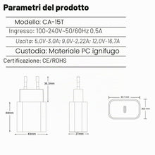 Carica l'immagine nel visualizzatore di Gallery, 3m iPhone 17/16/15 Caricatore (2 Set), Cavo USB C Ricarica Rapida Per iPhone 17/17 Pro Max/17e/16 Pro Max/16e/15 Plus/Ai