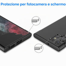 Carica l'immagine nel visualizzatore di Gallery, JETech Cover Slim per Samsung Galaxy S22 Ultra, Nero
