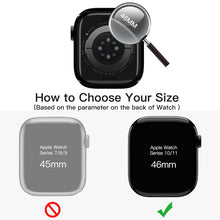 Carica l'immagine nel visualizzatore di Gallery, JETech Cover per Apple Watch Series 11/10 46mm, Nero